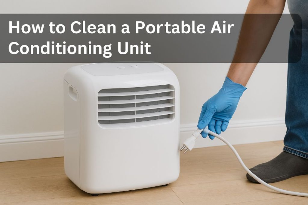 How to clean a portable air conditioning unit UK - RightAir Solutions