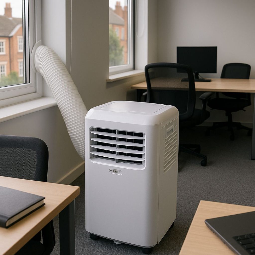 Portable air conditioning unit London - Install and set up (2)