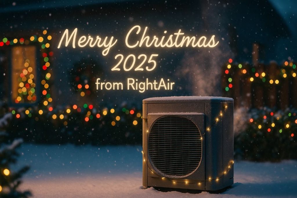 an ai photo wishing a merry Christmas from rightair
