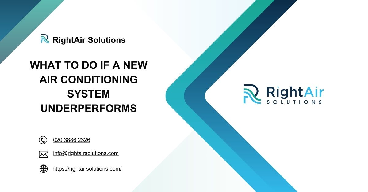 What to Do If a New Air Conditioning System Underperforms-RightAir Solutions