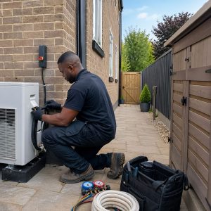 Ducted Air Conditioning Outdoor Condenser Connection - Illustrative Image