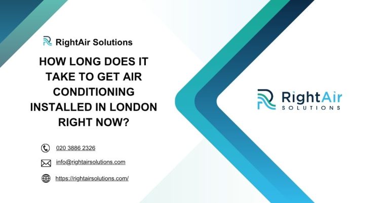 How long does it take to get air conditioning installed in London right now-RightAir Solutions