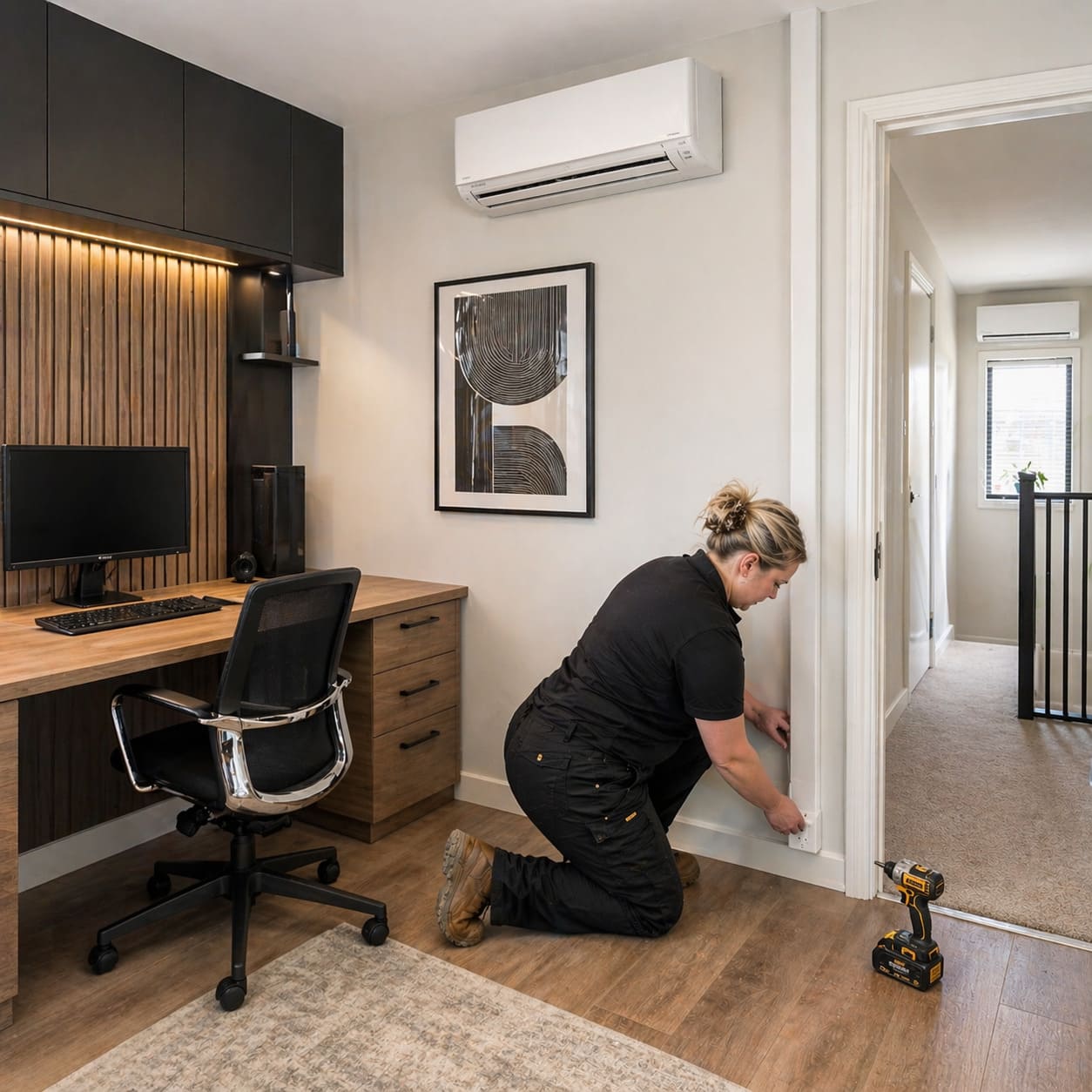 Multi Split Home Office Installation - Illustrative Image