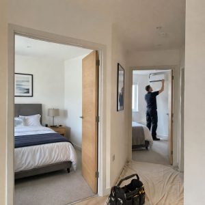 Multi Split System Bedroom-to-Bedroom Installation - Illustrative Image
