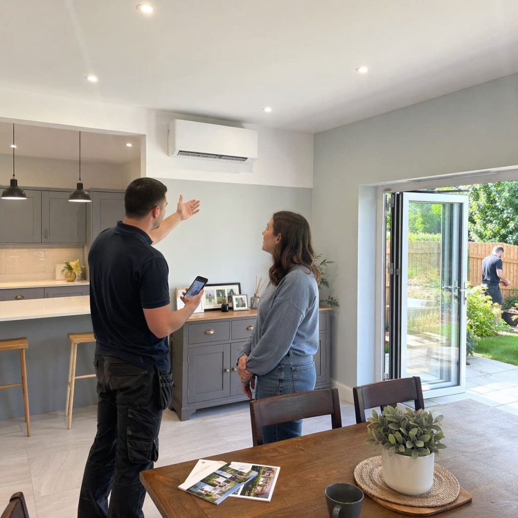 Residential Air Conditioning Installation Handover - Illustrative Image